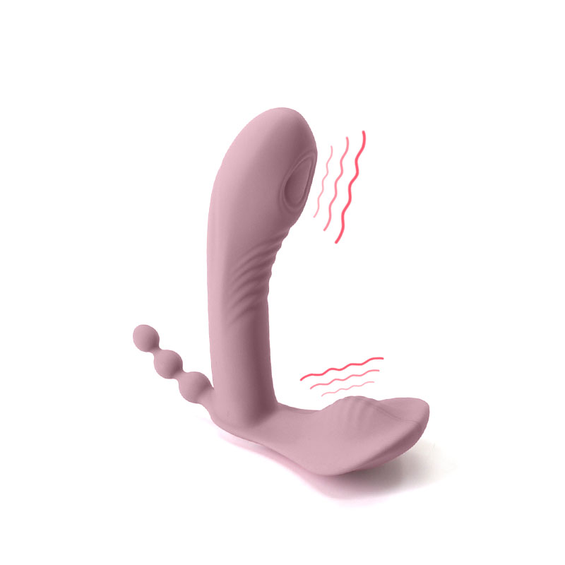 Colorful safe body material highest quality silicone anal vibrator for women and men