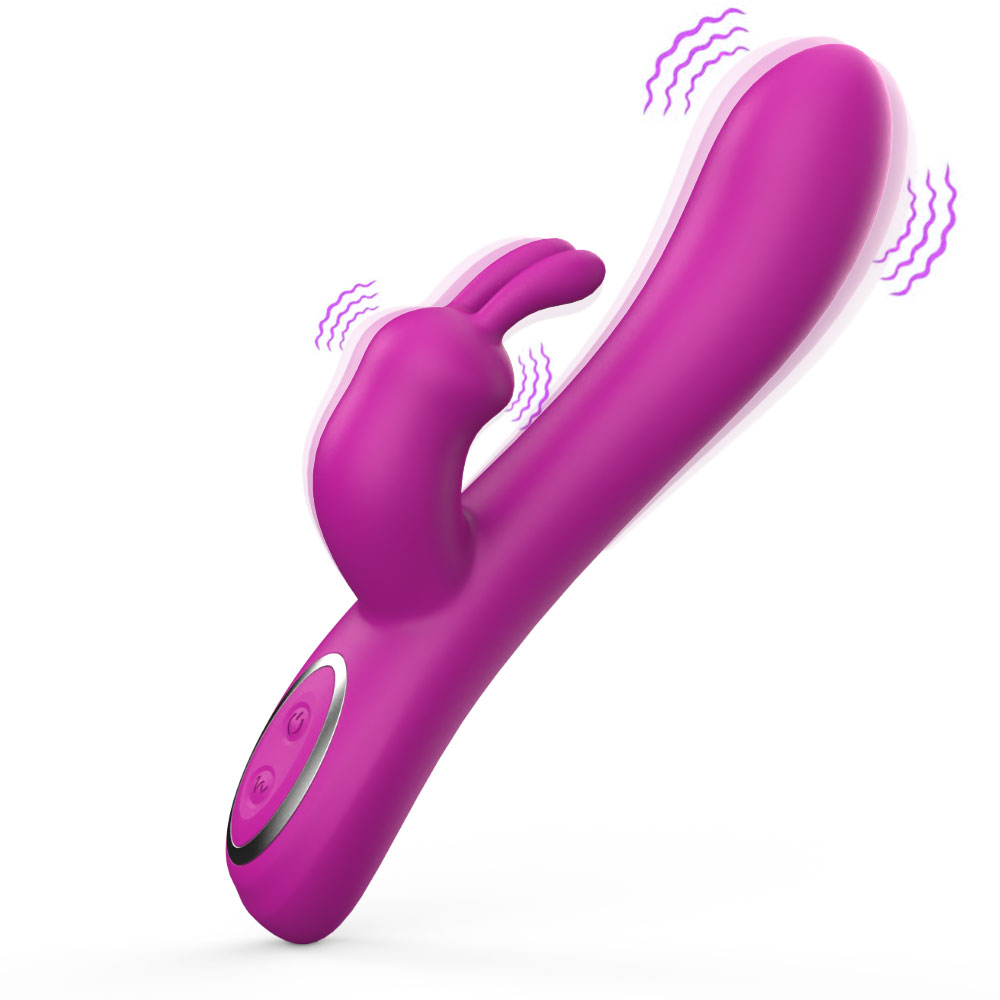 Rabbit Head G-spot Vibrator For Beginners Clit Stimulator Dildo Vibrator USB Adult products vibrators